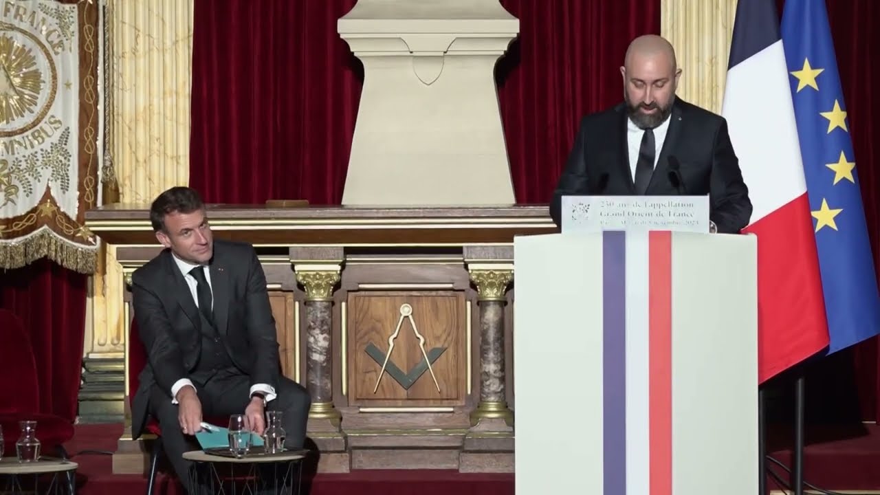 Discours d’accueil du Président de la République par le Grand Maître du GODF le 8 novembre 2023