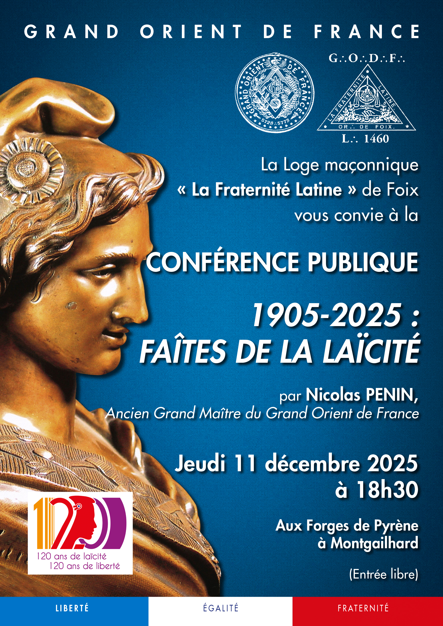 1905-2025 : Faîtes de la Laïcité